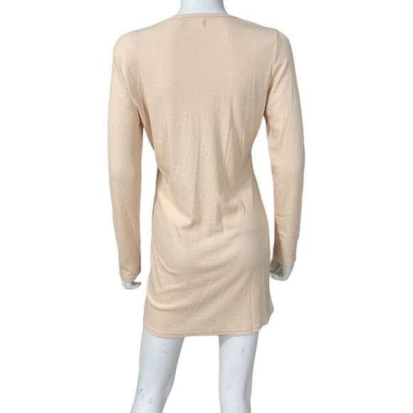 Peach Long Sleeve Front Zipper Dress
New - Picture 4 of 6